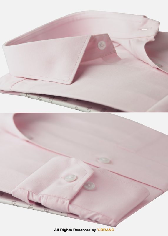 YBRAND-Pink formal shirt FS-1068 9 FS 1068a