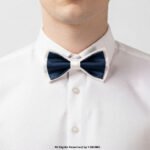 Stylish Double Fabric Neck Bow Tie BT-1027