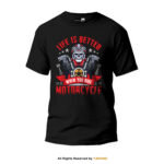 When You Ride Motorcycle Round Neck T-shirt PMTS-1397