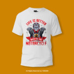When You Ride Motorcycle Round Neck T-shirt PMTS-1397 - Image 3