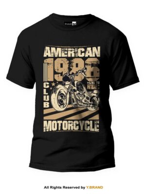 American Motorcycle Round Neck T-shirt PMTS-1399