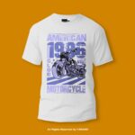 American Motorcycle Round Neck T-shirt PMTS-1399 - Image 2
