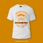 Biker Dad Round Neck T-shirt PMTS-1404 - Image 2