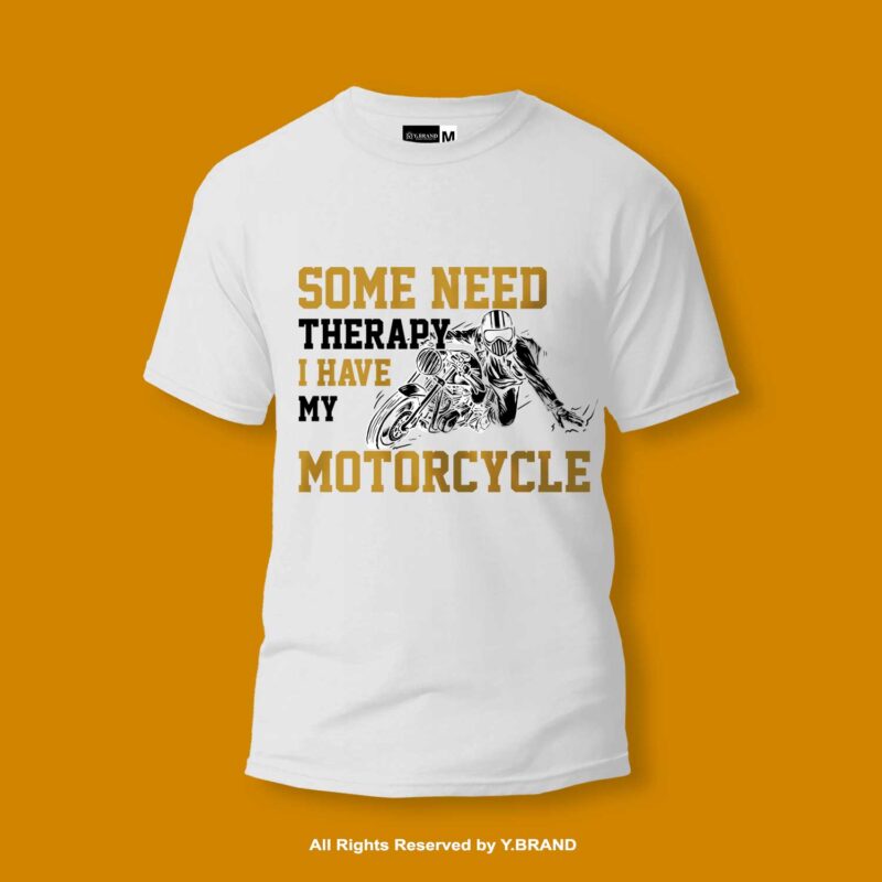 I have My Motorcycle Round Neck T-shirt PMTS-1407 6 TS 1407 W