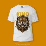 King Tiger Round Neck T-shirt PMTS-1408 - Image 2