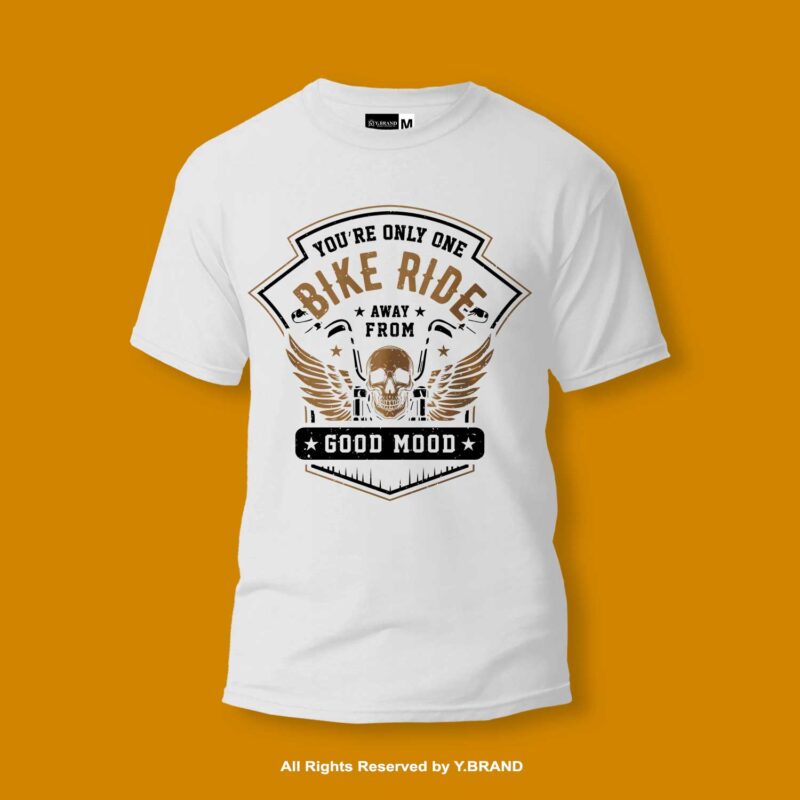 Bike Ride Round Neck T-shirt PMTS-1410 6 TS 1410 W
