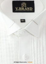 FINE WHITE COTTON TUXEDO - Image 4