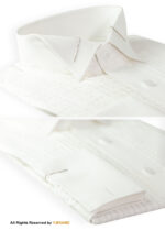 FINE WHITE COTTON TUXEDO - Image 6