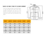 Black Tuxedo Wing Collar Pleated Shirt TXDO-1002 - Image 6