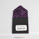 Y.BRAND-Pre-Folded Multi layered Polka Dots Pocket Square On Card-Handkerchief PS-1061 - Image 2