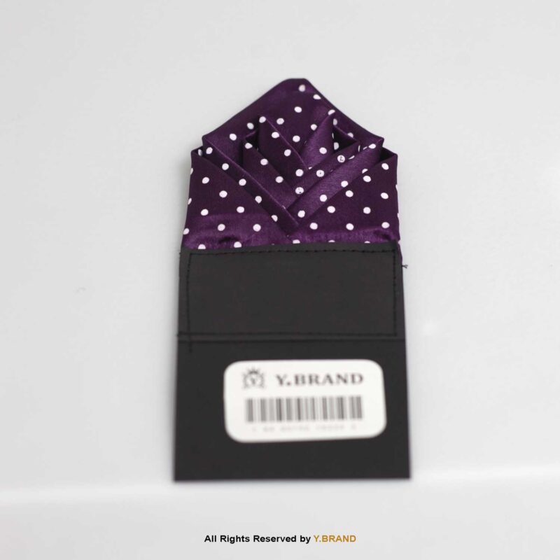 Y.BRAND-Pre-Folded Multi layered Polka Dots Pocket Square On Card-Handkerchief PS-1061 10 PS 1061