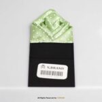 Y.BRAND-Pre-Folded Multi layered Polka Dots Pocket Square On Card-Handkerchief PS-1061 - Image 5