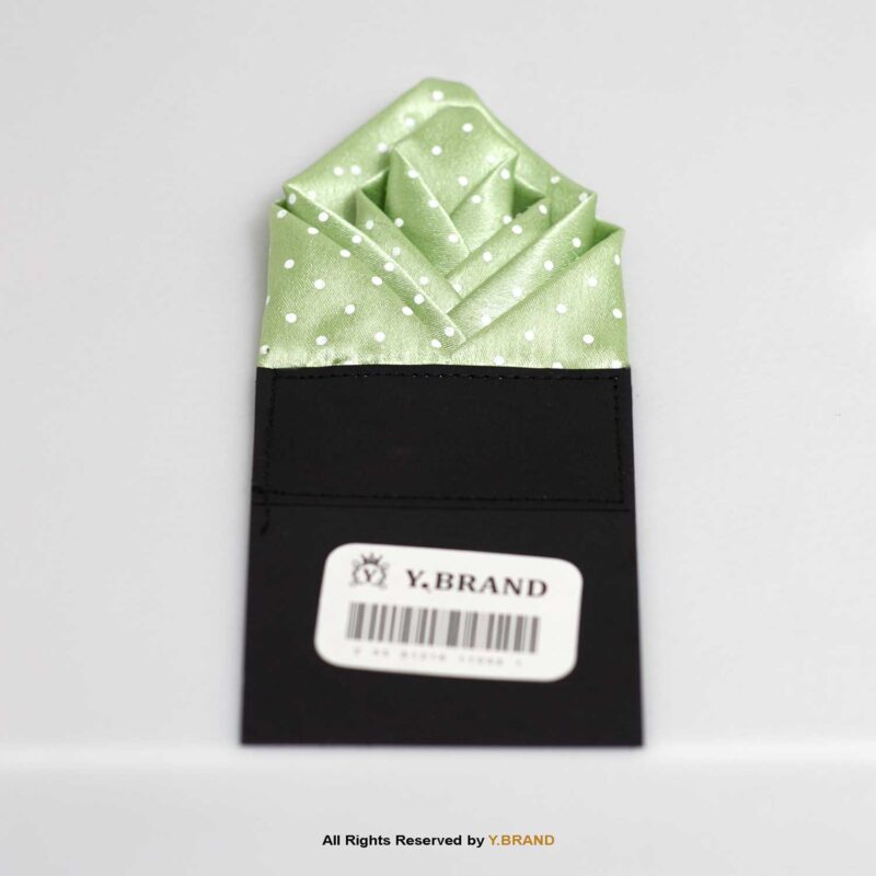Y.BRAND-Pre-Folded Multi layered Polka Dots Pocket Square On Card-Handkerchief PS-1061 13 PS 1061c