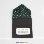 Y.BRAND-Pre-Folded Multi layered Polka Dots Pocket Square On Card-Handkerchief PS-1061 - Image 6