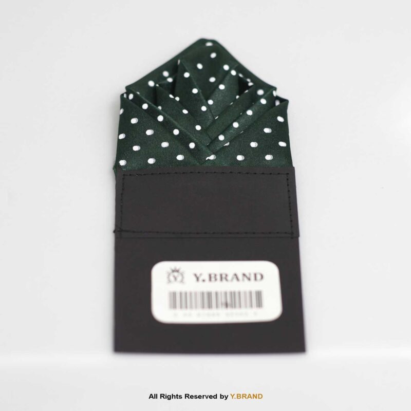 Y.BRAND-Pre-Folded Multi layered Polka Dots Pocket Square On Card-Handkerchief PS-1061 14 PS 1061d