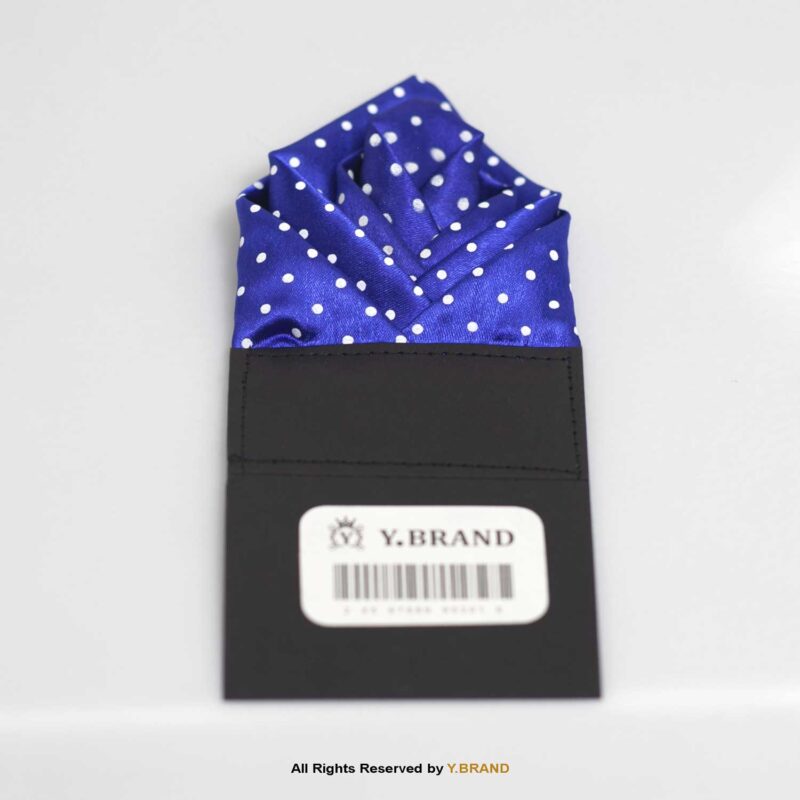 Y.BRAND-Pre-Folded Multi layered Polka Dots Pocket Square On Card-Handkerchief PS-1061 15 PS 1061f