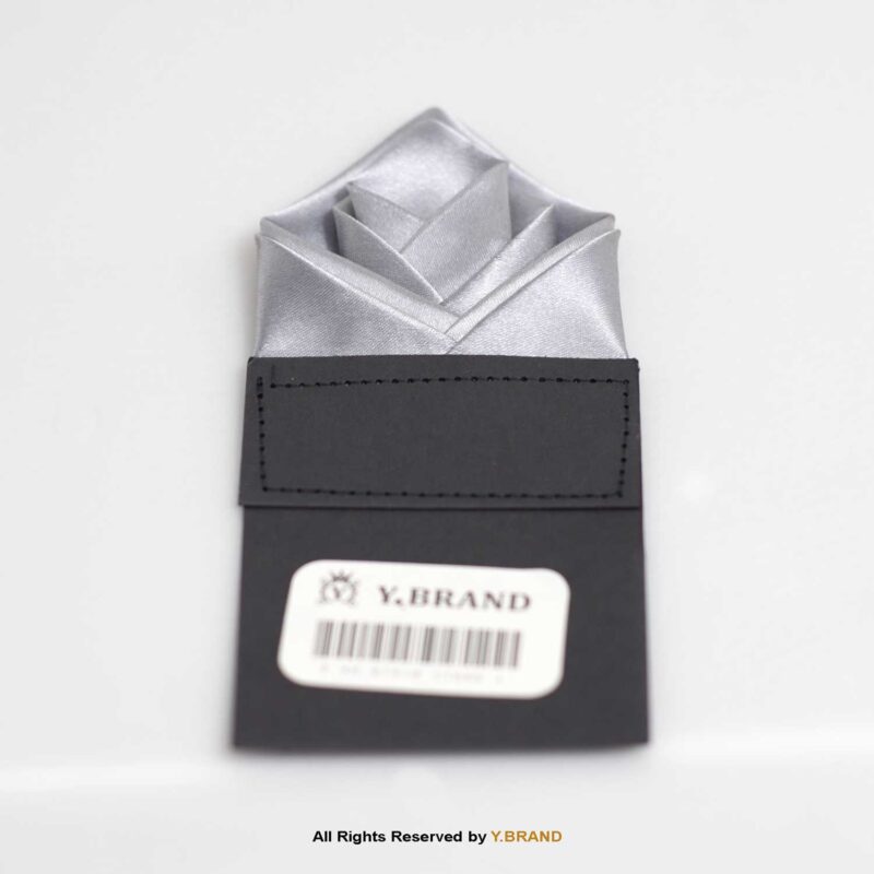 Y.BRAND-Pre-Folded Multi-layered Plain Pocket Square On Card-Handkerchief PS-1063 6 PS 1063