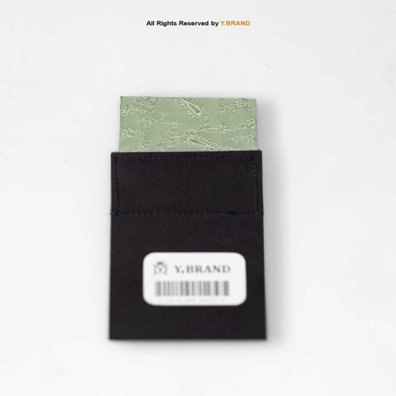 Y.BRAND-Pre-Folded Jamawar-Cover Pocket Square On Card-Handkerchief PS-1064 10 PS 1064