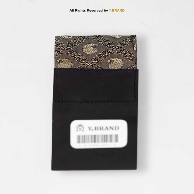 Y.BRAND-Pre-Folded Jamawar-Cover Pocket Square On Card-Handkerchief PS-1064 12 PS 1064b