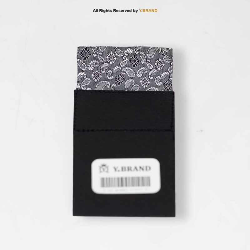 Y.BRAND-Pre-Folded Jamawar-Cover Pocket Square On Card-Handkerchief PS-1064 13 PS 1064c