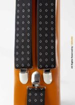 Circle Pattern Three clips Elastic Suspender-SB-1042 - Image 3