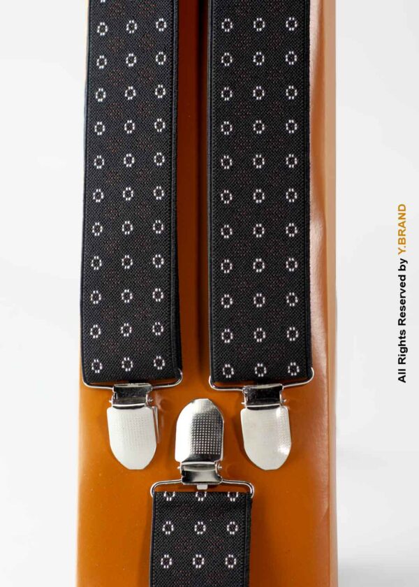 Circle Pattern Three clips Elastic Suspender-SB-1042 2 Circle Pattern Three clips Elastic Suspender-SB-1042