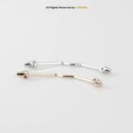 ARROW CARVED COLLAR PIN BAR CPB-1020 - Image 7