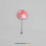 YBRAND-Trendy Flower Lapel Pins with Polka Dots-LP-035