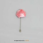YBRAND-Trendy Flower Lapel Pins with Polka Dots-LP-035 - Image 2