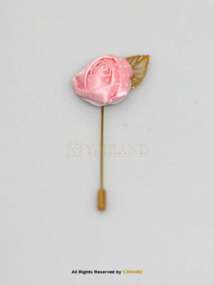 YBRAND-Royal Flower Lapel Pins with Polka Dots-LP-036