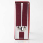 Maroon Three clips Elastic Suspender-SB-1045