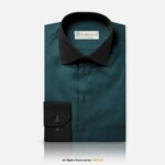 Dark Green Cotton Fabric YCS-1040 - Image 2