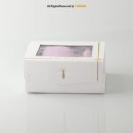 YBRAND-Pink self-Micro Pattern Tie and Cufflink Gift Set