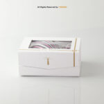 YBRAND-Classic Purple Strips Tie and Cufflink Gift Set