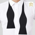 Black Self-Bow Tie For Tuxedo Suit BT-103-Y.BRAND - Image 2