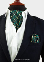 Colorful Geometric Pattern Cravat Neck Scarf - PREFOLD