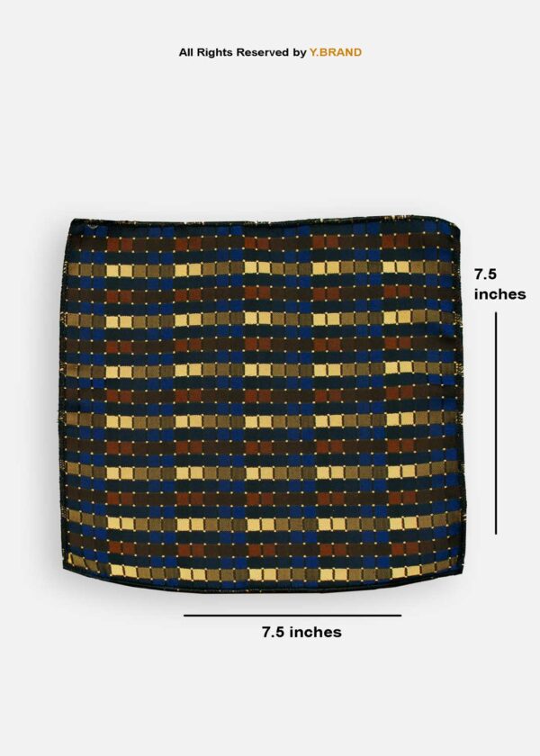 Colorful Rhombus Pattern Cravat Neck Scarf - PREFOLD-NS-1026