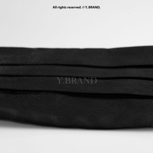 Tuxedo Suit Black Cummerbund With Bow Tie & Pocket Square For Men BTS-025