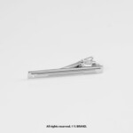 Silver Tie Clip Minimalist Bar - TP-1093