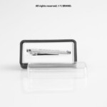 Silver Tie Clip Minimalist Bar - TP-1093 - Image 3