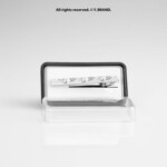 Silver Tie Clip Wave Pattern Formal - TP-1100 - Image 3