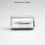 Silver Tie Clip Diagonal Stripe Formal - TP-1102 - Image 2