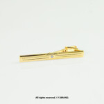 Gold Tie Clip Double Line Formal - TP-1110
