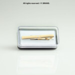 Gold Tie Clip Double Line Formal - TP-1110 - Image 2