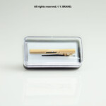 Gold Tie Clip Curved Accent Formal - TP-1112 - Image 3