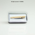 Gold Tie Clip Curved Accent Formal - TP-1113