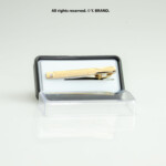 Gold Tie Clip Curved Accent Formal - TP-1113 - Image 2