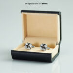 Silver Cufflink Knot Pattern Classic - CL-0175 - Image 2