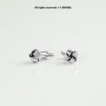 Silver Cufflink Knot Pattern Classic - CL-0175