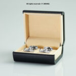 Silver & Gold Cufflink Caste Design - CL-0182 - Image 4